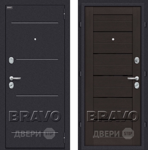 Входная металлическая Дверь Bravo Оптим Техно Eterno