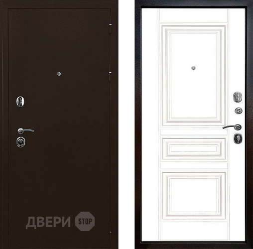 Входная металлическая Дверь Ратибор Рим 3К Белый матовый