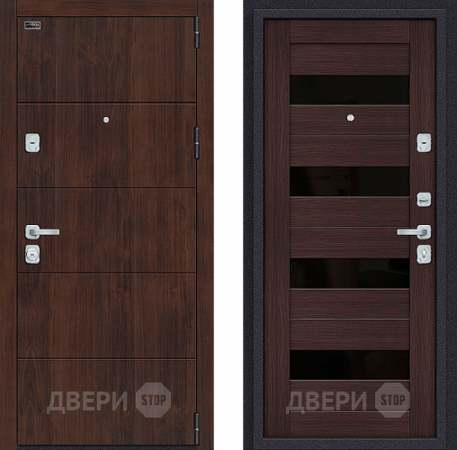 Входная металлическая Дверь Bravo Porta M-3 4/П23 Wenge Veralinga