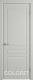 Межкомнатная дверь К2 ПГ светло-серая эмаль