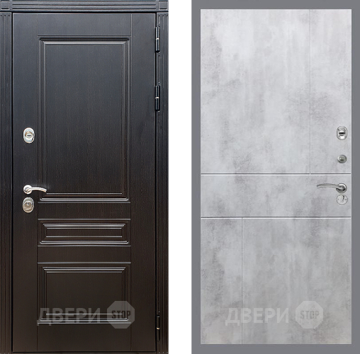 Дверь Стоп МЕГАПОЛИС ФЛ-290 Бетон светлый