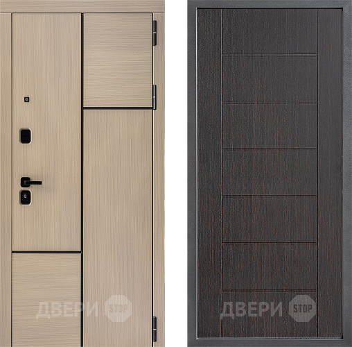 Входная металлическая Дверь Дверной континент ДК-14 ФЛ-Лайн Венге