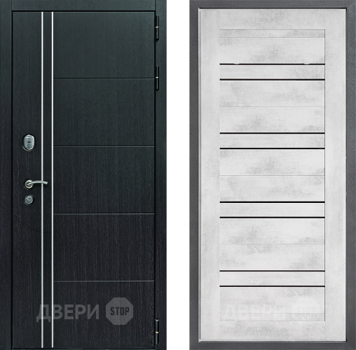 Дверь Дверной континент Теплолюкс Дизайн ФЛ-49 Бетон снежный