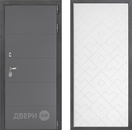 Дверь Дверной континент ДК-3/649 ФЛ-Тиффани Белый софт