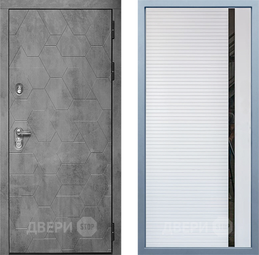 Входная металлическая Дверь Дива МД-51 МХ-45 Белый матовый