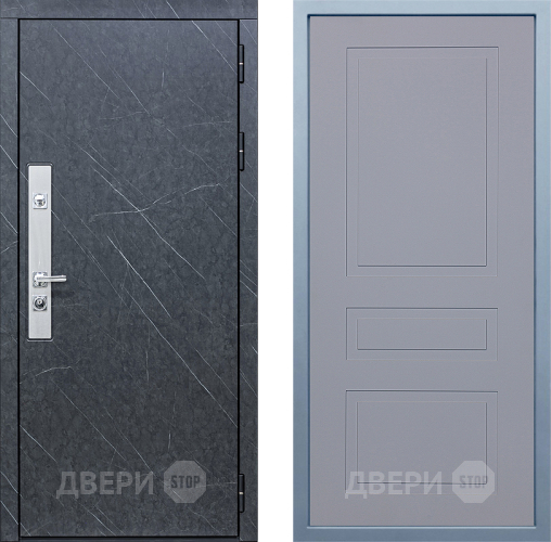 Входная металлическая Дверь Дива МХ-26 STR Н-13 Силк Маус