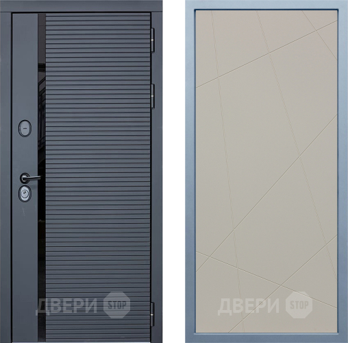 Входная металлическая Дверь Дива МХ-45 STR Д-11 Шампань