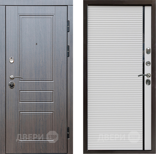 Входная металлическая Дверь Престиж Классика Венге Porte Белый