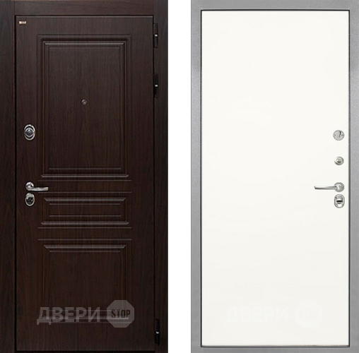 Дверь Интекрон (INTECRON) Брайтон Тиковое Дерево Гладкая Слоновая кость