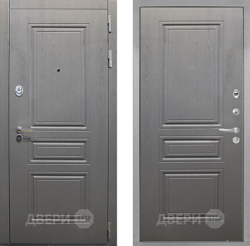 Дверь Интекрон (INTECRON) Брайтон Графит ФЛ-243 Графит вуд дуб