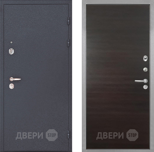 Входная металлическая Дверь Интекрон (INTECRON) Колизей Гладкая Эковенге поперечный