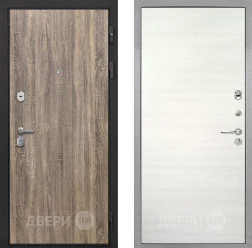 Дверь Интекрон (INTECRON) Гектор Дуб Турин Гладкая Дуб сильвер поперечный