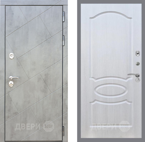 Входная металлическая Дверь Рекс (REX) 22 FL-128 Лиственница беж