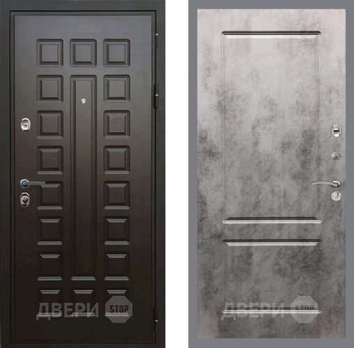 Дверь Рекс (REX) Премиум 3к FL-117 Бетон темный