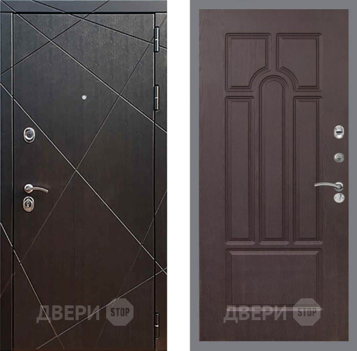 Входная металлическая Дверь Рекс (REX) 13 Венге FL-58 Венге