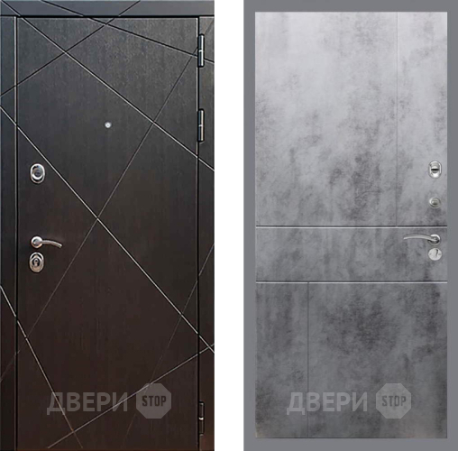 Дверь Рекс (REX) 13 Венге FL-290 Бетон темный