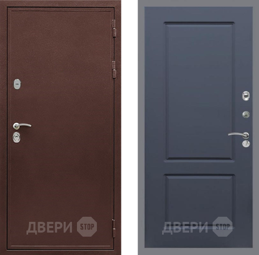 Входная металлическая Дверь Рекс (REX) 5 металл 3 мм FL-117 Силк титан