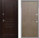 Дверь Интекрон (INTECRON) Брайтон Тиковое Дерево Гладкая шпон Венге коричневый