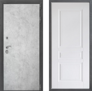 Дверь Дверной континент ДК-3/743 ФЛ-243 Альберо Браш серебро 860х2050 мм