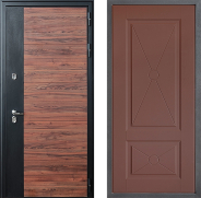 Дверь Дверной континент ДК-15 Красное Дерево ТЕРМО ФЛ-617 Ясень шоколадный 860х2050 мм