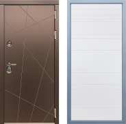 Дверь Дива МД-50 Д-5 Белый 860х2050 мм