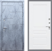 Дверь Рекс (REX) 28 FL-243 Силк Сноу 960х2050 мм