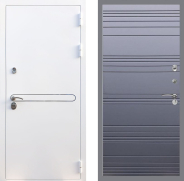 Дверь Рекс (REX) 27 Line Силк титан 960х2050 мм